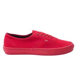 VANS Authentic True Red men's 7 shoes lace-up women's 8.5